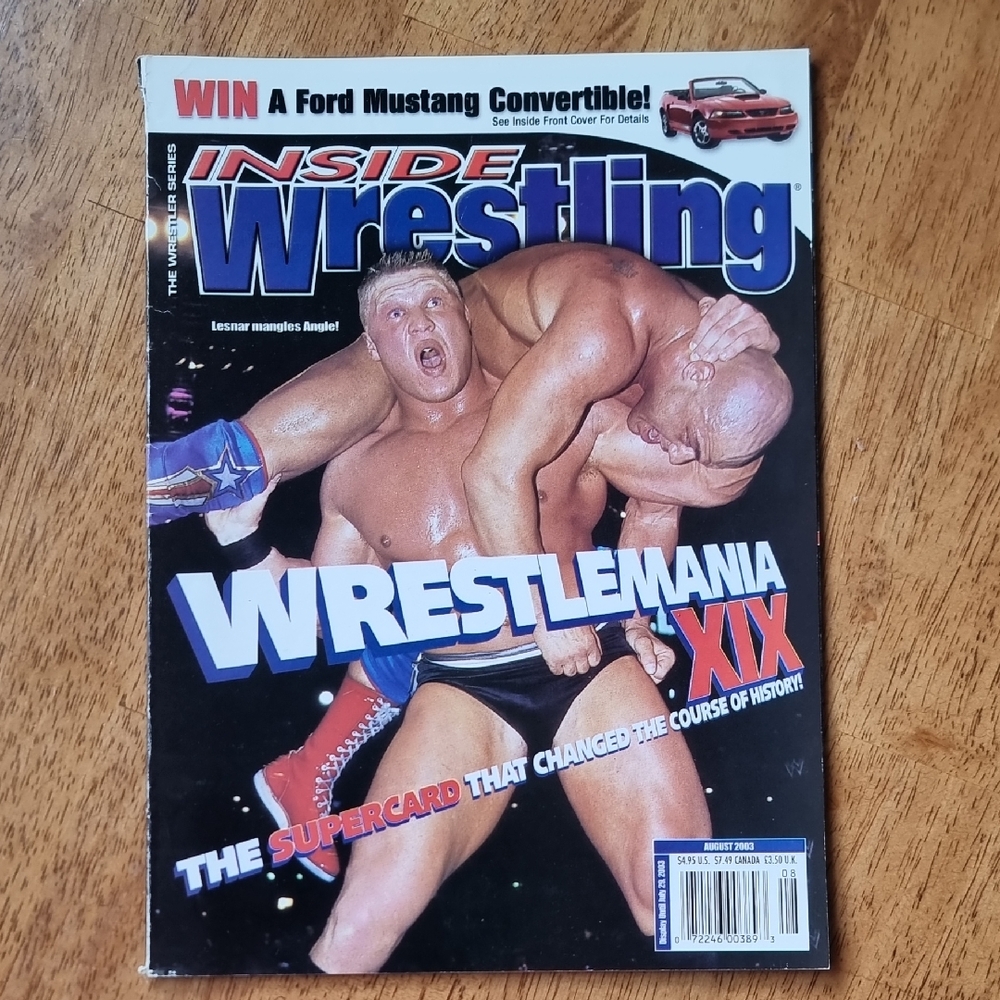 Inside Wrestling Magazine - WrestleMania XIX Edition August 2003